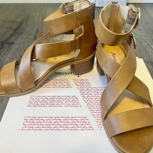 Tan Strappy Sandals